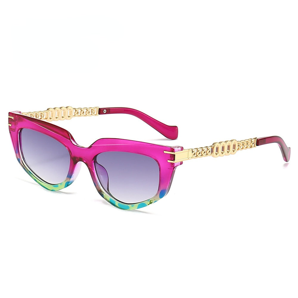 Venta al por mayor PC Cat Eye Candy Color Señoras Gafas de sol